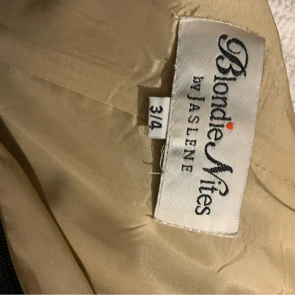 Blondie Nites Black and Silver Maxi Dress - Picture 3 of 4